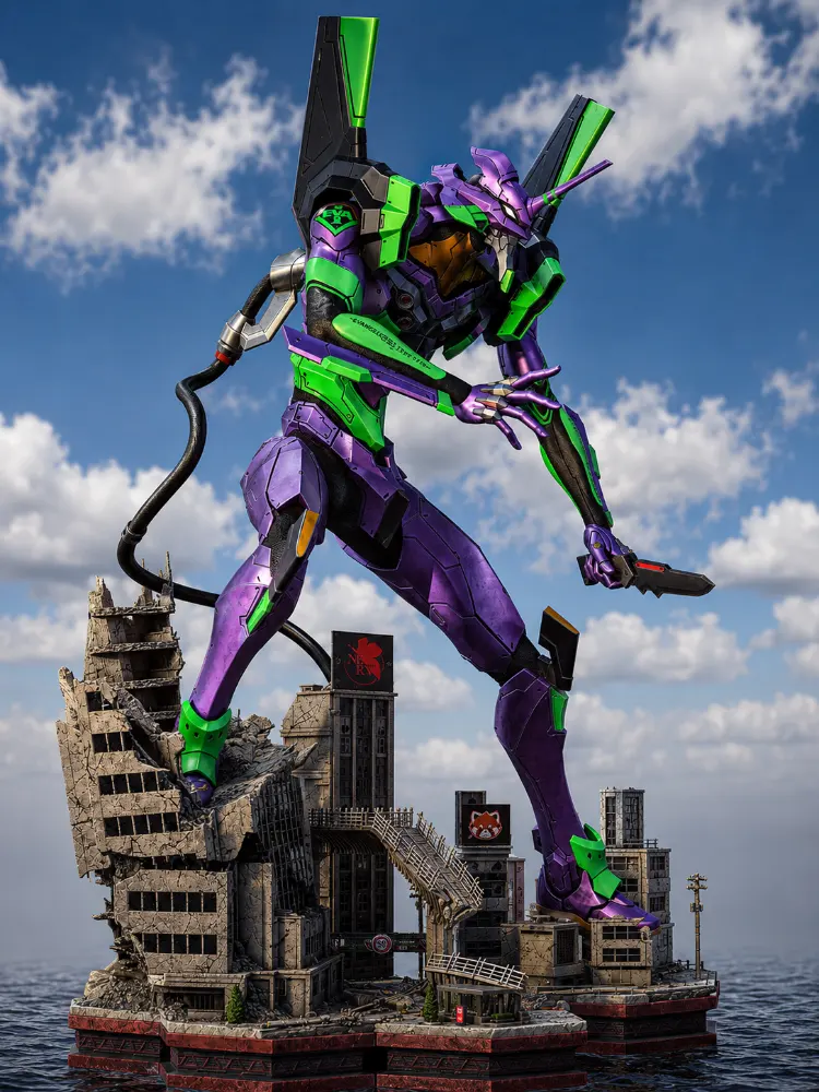 Evangelion Unit-01 Diorama Figürü 4