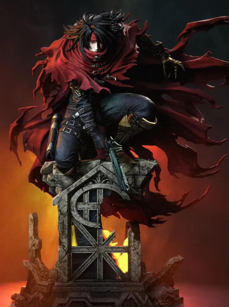 Final Fantasy VII Vincent Valentine Figürü 3