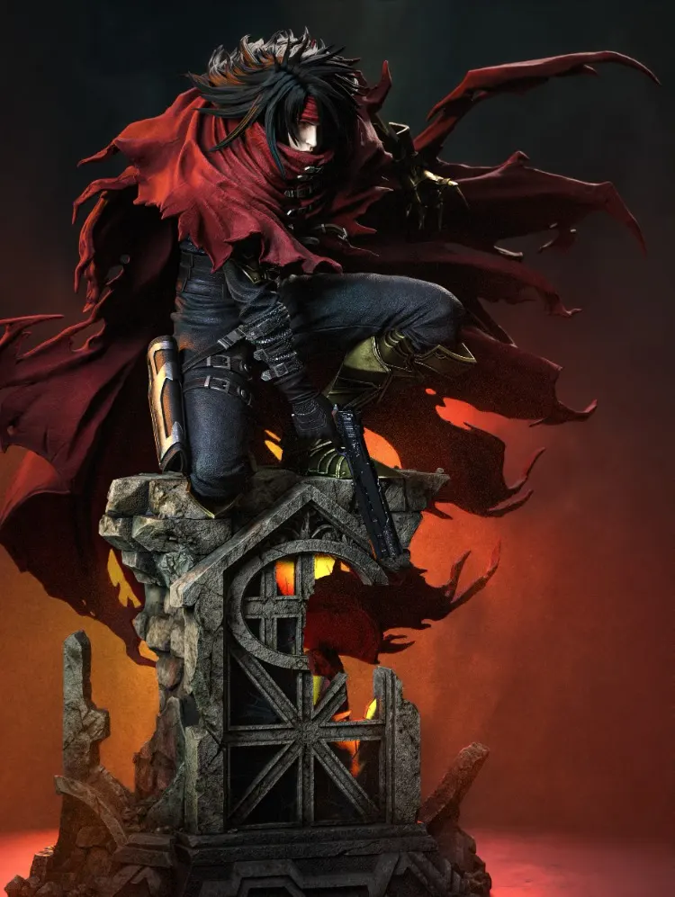 Final Fantasy VII Vincent Valentine Figürü